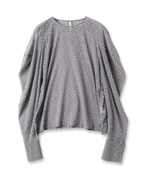 「mintdesigns」 長袖ブラウス 2 ネイビー レディース_画像9