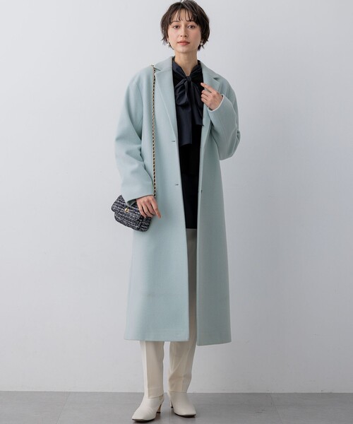 23区（ニジュウサンク） コート チェスターコート ウールモッサ