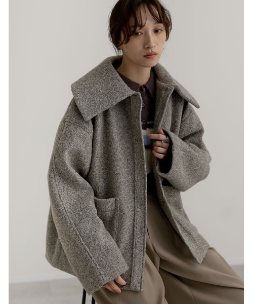 Re:EDIT（リエディ） ジャケット テーラードジャケット カールシャギー