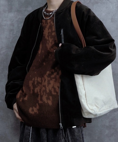 「INTER FACTORY」 ブルゾン SMALL ブラック メンズ_画像4