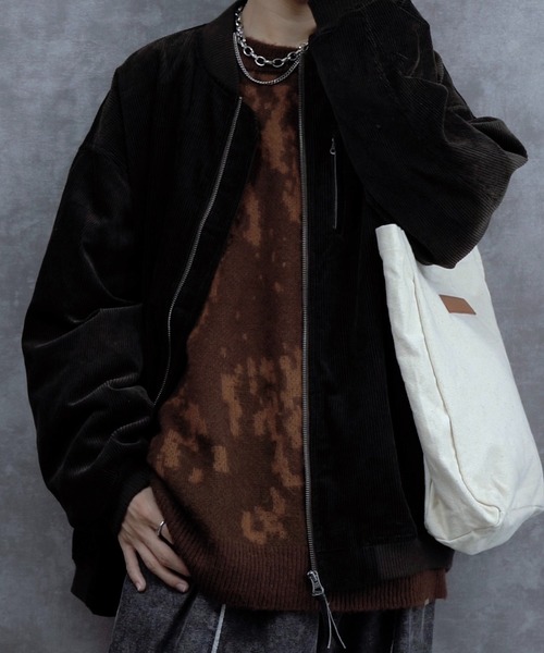 「INTER FACTORY」 ブルゾン SMALL ブラック メンズ_画像5