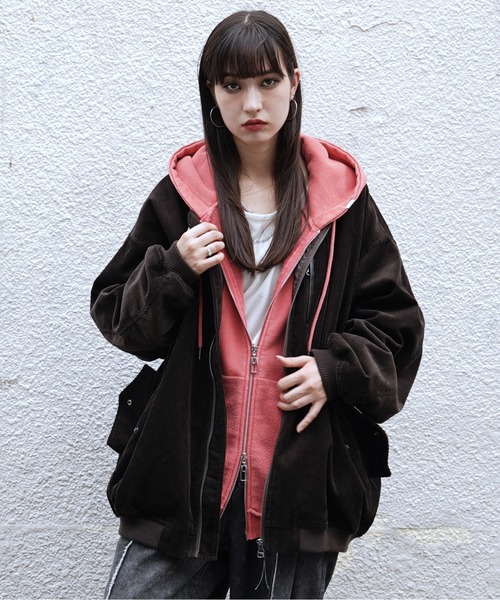 「INTER FACTORY」 ブルゾン SMALL ブラック メンズ_画像8