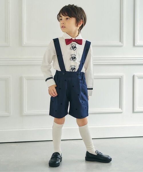 アプレレクール☆apres les cours キッズ フォーマル スーツ 3点セット 子供服 apres les cours（アプレレクール） セレモニースーツ フォーマル 発表
