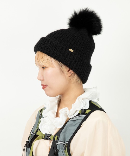 CA4LA（カシラ） ニットキャップ ONESIZE グレー レディース