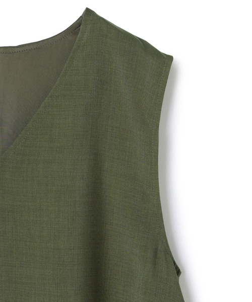 「LE SOUK HOLIDAY」 ノースリーブワンピース L ブラック レディース_画像5