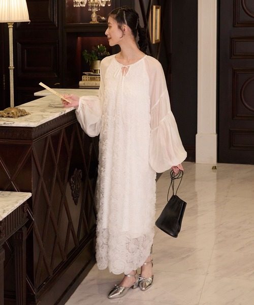 forksy.（フォルクシー） 長袖ワンピース FREE ブラック レディース