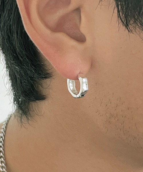 MAISON CLUB（メゾンクラブ） ピアス 「MAISON CLUB」Hexagon Cutting