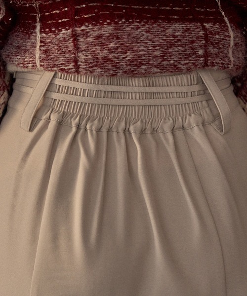 mideal（マイディール） スカート asymmetric double frill skirt