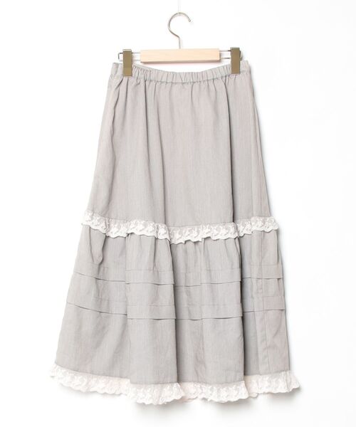 「merry jenny」 フリルスカート FREE グレー レディース_画像2