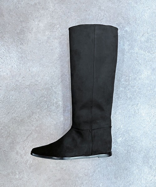 「enchanted」 ロングブーツ 24.5 ブラック レディース_画像6