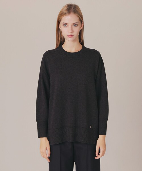 「MACKINTOSH LONDON」 長袖ニット 38 チャコールグレー レディース_画像6