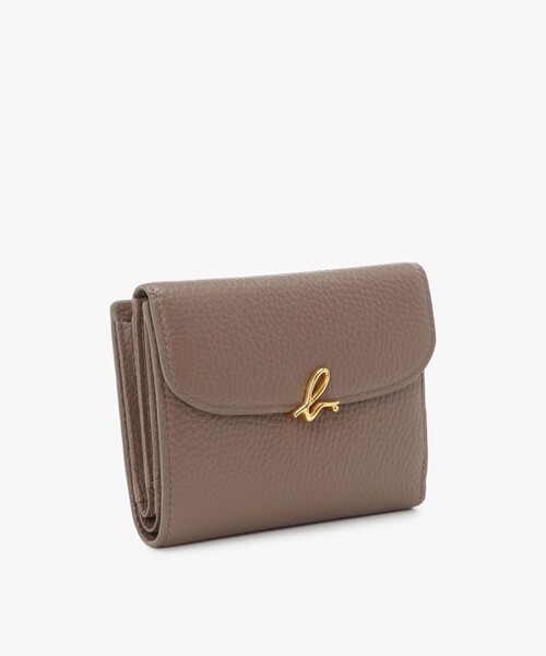 agnes b.（アニエスベー） 財布 レザー 三つ折り ウォレット ”The b