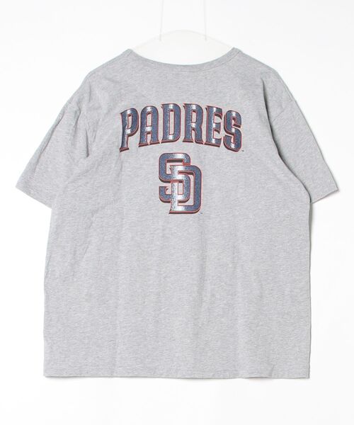 「Cooperstown Ball Cap」 半袖Tシャツ「PEANUTSコラボ」 L グレー メンズ_画像2