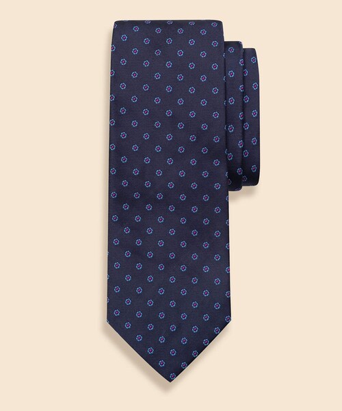 ☆新品未使用品☆BROOKS BROTHERSネクタイ　シルク　ブルー系 BROOKS BROTHERS（ブルックスブラザーズ） ネクタイ シルク スモール