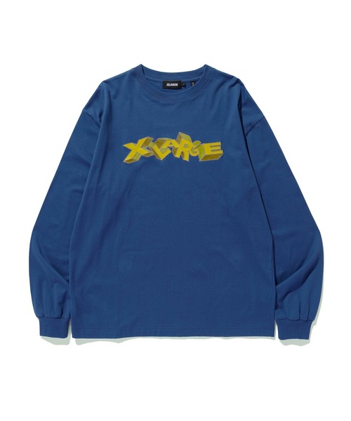 XLARGE（エクストラ ラージ） tシャツ 3D LOGO L/S TEE メンズ