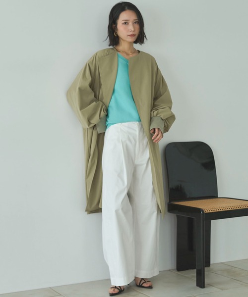 DOUX ARCHIVES（ドゥアルシーヴ） ノーカラーコート コート ノーカラー