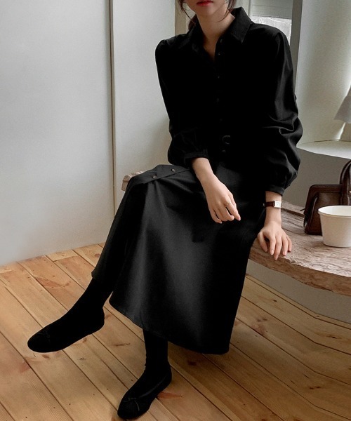 ReRe シャツワンピース ロングシャツワンピース : ZOZOTOWN Yahoo!店