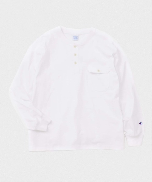 Champion（チャンピオン） ヘンリーネック tシャツ for JS 長袖