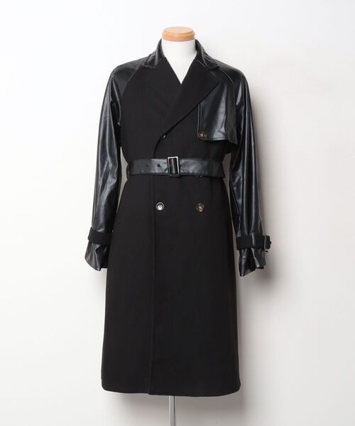 Ellno Loset（エルノロゼット） トレンチコート MEDIUM ブラック