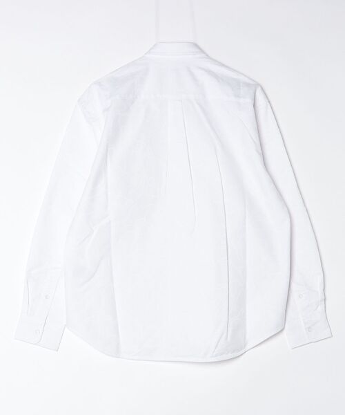 シャツ ONE POINT LINE CAMO JACQUARD OXFORD LS SHIRT メンズの画像