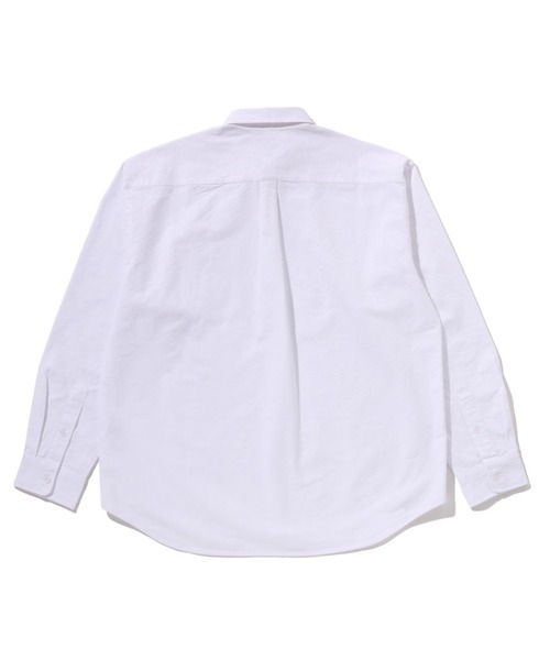 シャツ ONE POINT LINE CAMO JACQUARD OXFORD LS SHIRT メンズの画像