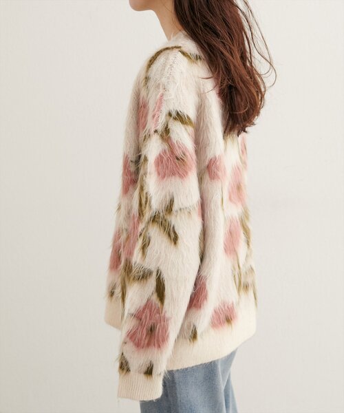「natural couture」 長袖ニット FREE ベージュ レディース_画像7