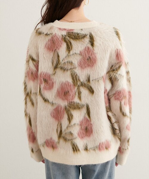 「natural couture」 長袖ニット FREE ベージュ レディース_画像8