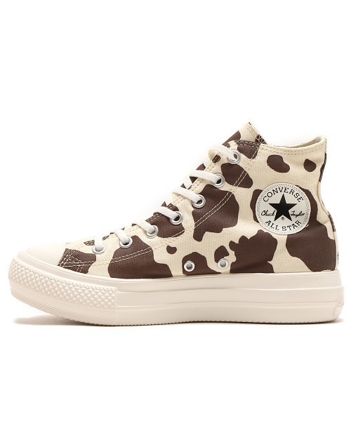 「CONVERSE」 ハイカットスニーカー 23cm ブラウン レディース_画像3
