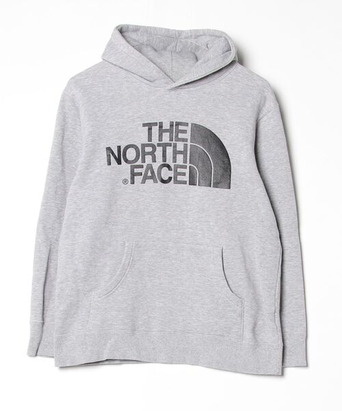 ザノースフェイス プルオーバーパーカー フーディ ロゴ プリント M グレー THE NORTH FACE（ザ ノースフェイス） プルオーバーパーカー M グレー