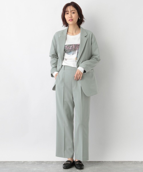 [GLOBAL WORK] tailored jacket LARGE оттенок коричневого прочее женский 