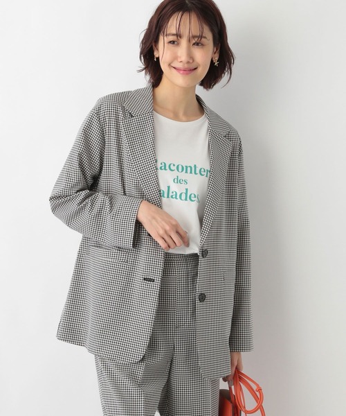 [GLOBAL WORK] tailored jacket LARGE оттенок коричневого прочее женский 