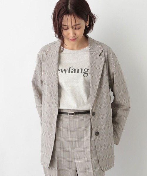 [GLOBAL WORK] tailored jacket LARGE оттенок коричневого прочее женский 
