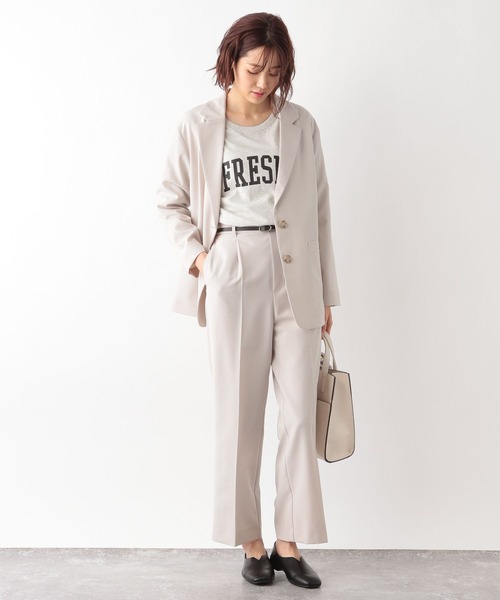 [GLOBAL WORK] tailored jacket LARGE оттенок коричневого прочее женский 
