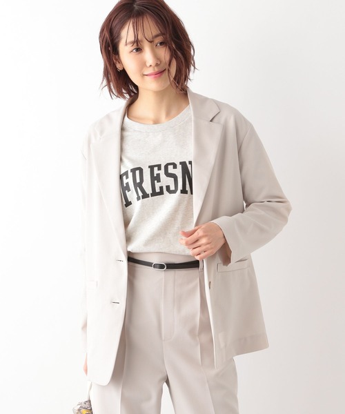 [GLOBAL WORK] tailored jacket LARGE оттенок коричневого прочее женский 
