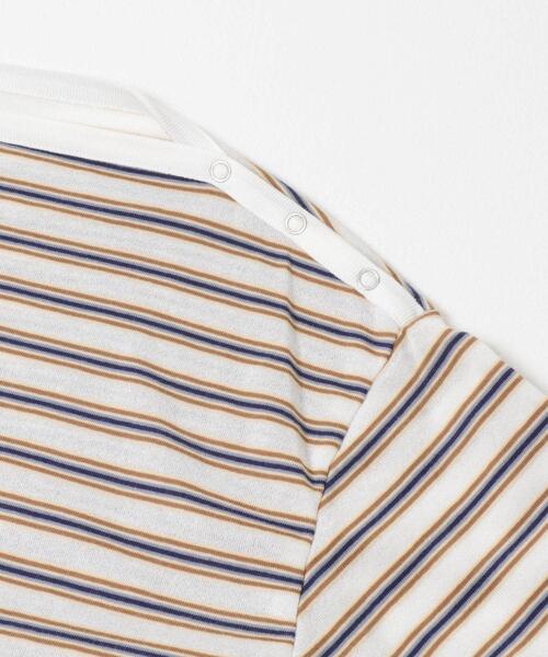 tシャツ マルチボーダー2WAYカットソー レディースの画像