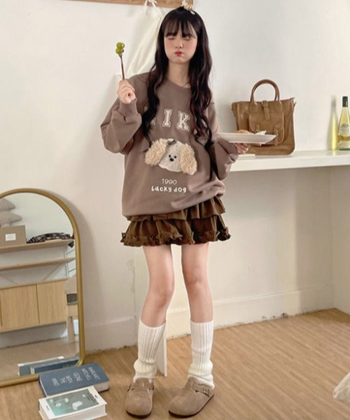 「Sibra」 キュロット M ブラウン レディース_画像7