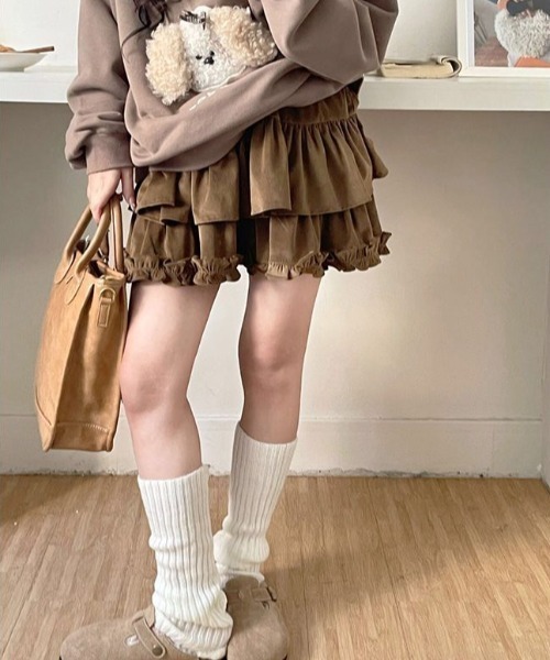 「Sibra」 キュロット M ブラウン レディース_画像8