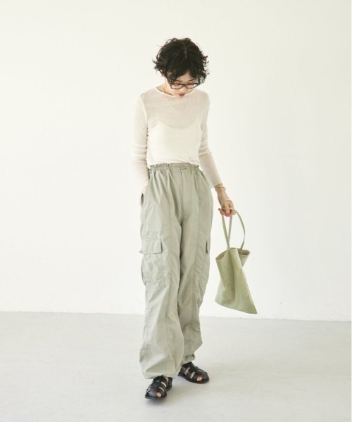 「TODAYFUL」 カーゴパンツ 36inch ホワイト レディースの画像