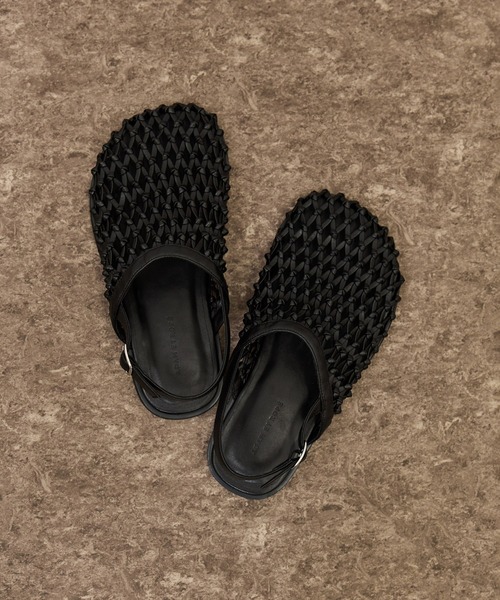 ADAM ET ROPE'（アダムエロペ） サンダル メッシュフラットサンダル