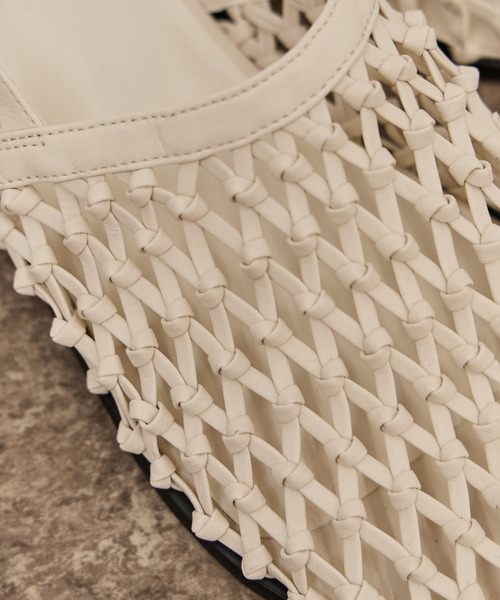 ADAM ET ROPE'（アダムエロペ） サンダル メッシュフラットサンダル