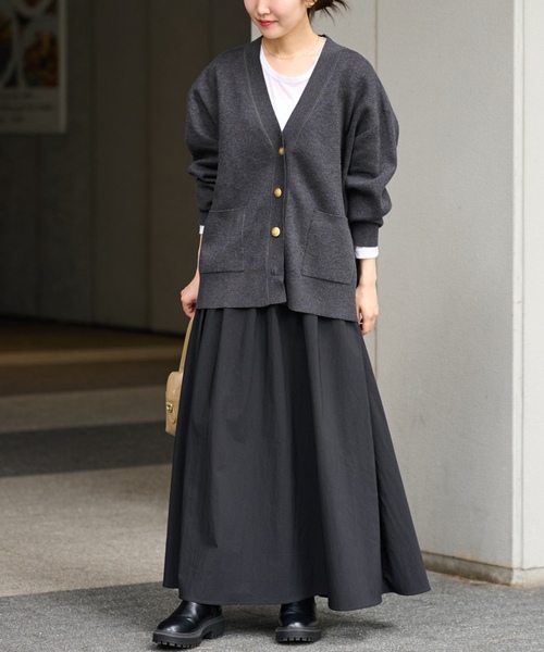 「JOURNAL STANDARD relume」 フレアスカート 38 アイボリー レディースの画像