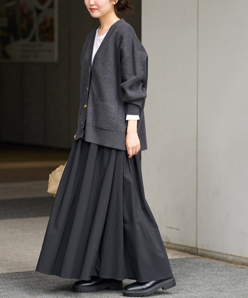 「JOURNAL STANDARD relume」 フレアスカート 38 アイボリー レディースの画像