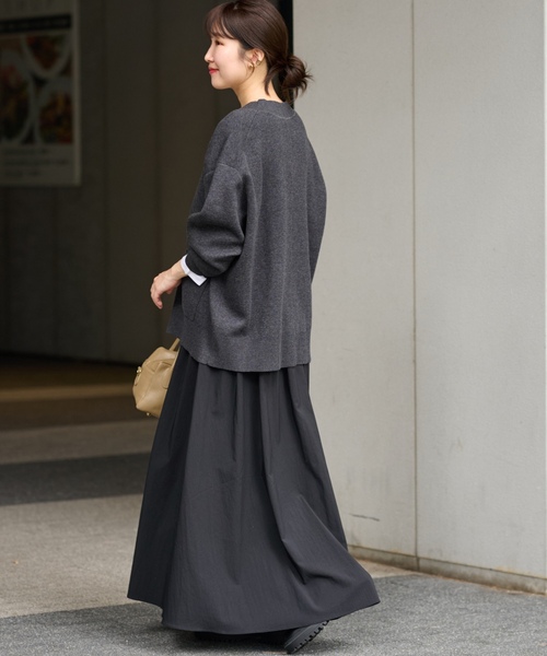 「JOURNAL STANDARD relume」 フレアスカート 38 アイボリー レディースの画像