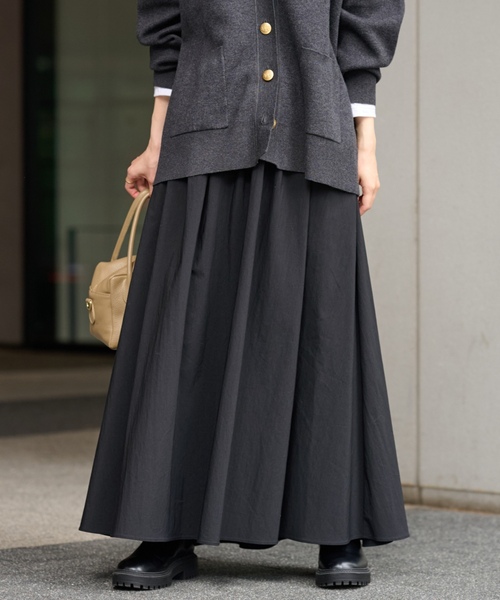 「JOURNAL STANDARD relume」 フレアスカート 38 アイボリー レディースの画像