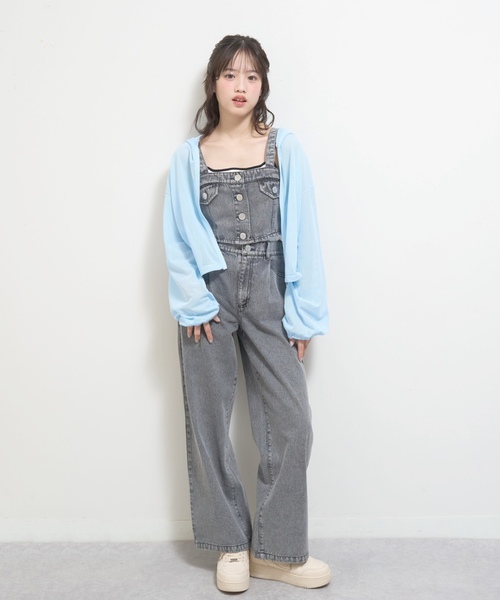 LOVETOXIC ワンピース 「LTXC」デニムパンツビスチェセットアップ