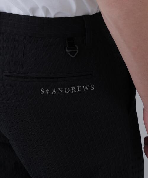 St ANDREWS パンツ 「ストレッチ」ふくれジャガードパンツ (MENS