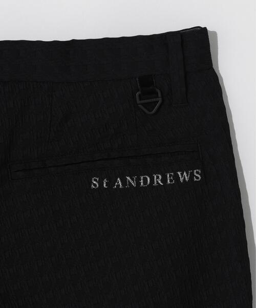 St ANDREWS パンツ 「ストレッチ」ふくれジャガードパンツ (MENS