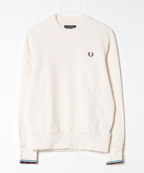 FRED PERRY（フレッドペリー） スウェットカットソー S ホワイト