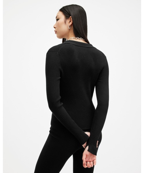 「ALLSAINTS」 カーディガン M ブラック レディース_5