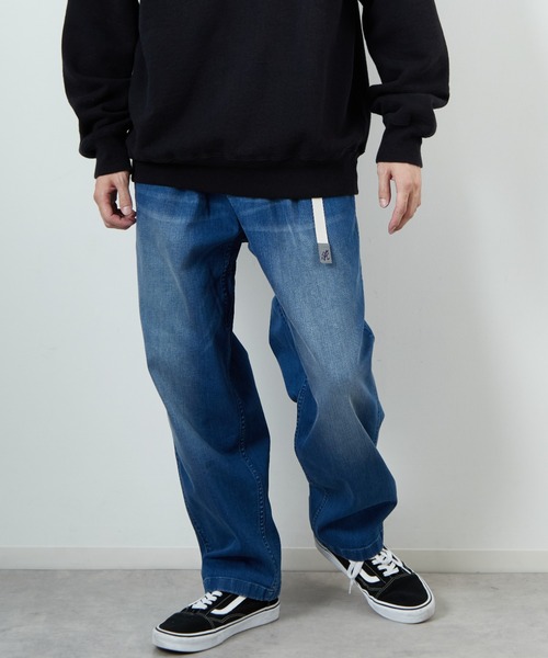 「Gramicci」 デニムパンツ X-LARGE ブラック メンズの画像
